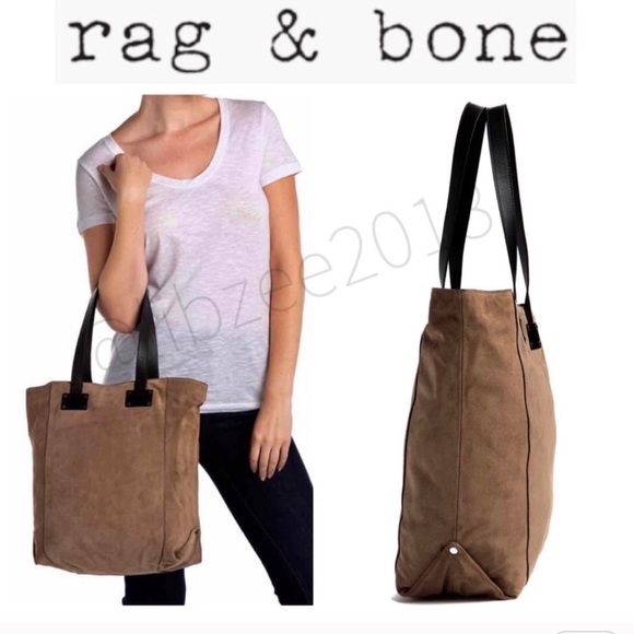 Rag & Bone Suede Tote Bag NWT & Dust Bag - Picture 4 of 8